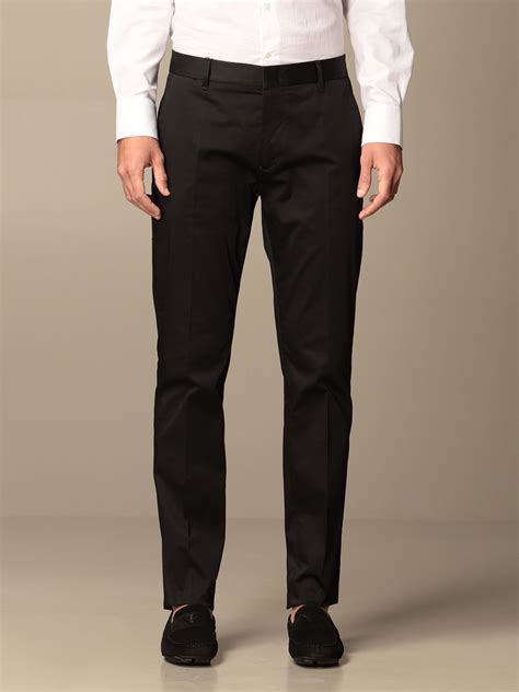 emporio armani cotton chino pants|emporio armani wool pants.